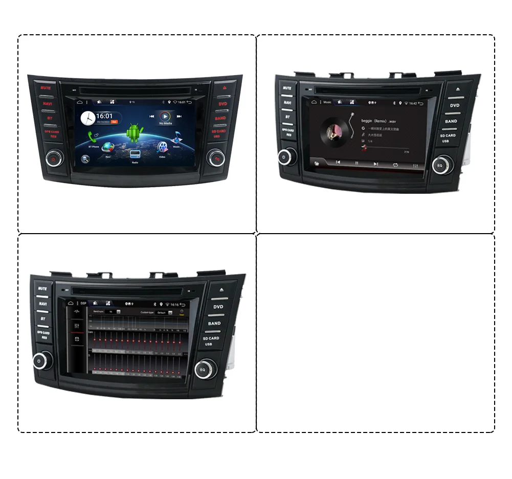 Android 14 autoradio per Suzuki Swift 4 2011 - 2017 lettore multimediale Auto Stereo navigazione GPS Carplay IPS DSP SWC autoradio