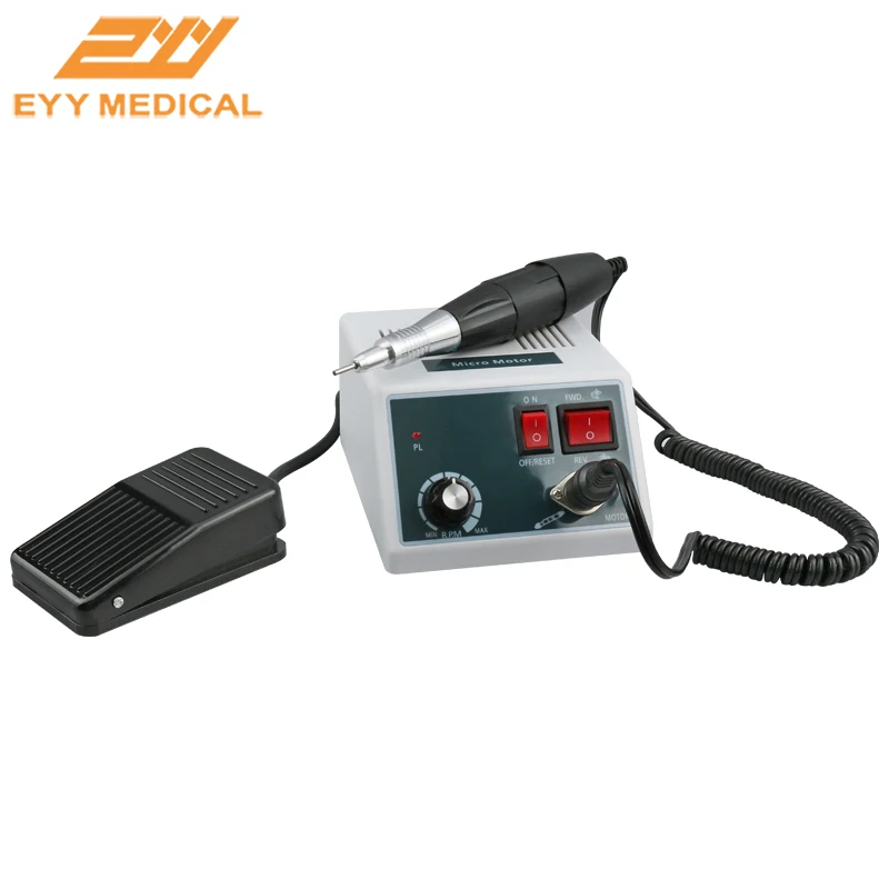 EYY Dental Micromotor Machine 35000 RPM Polishing Handpiece 18/102/204 Handle Grinder Dentist Lab MARATHON E-type Electric Motor
