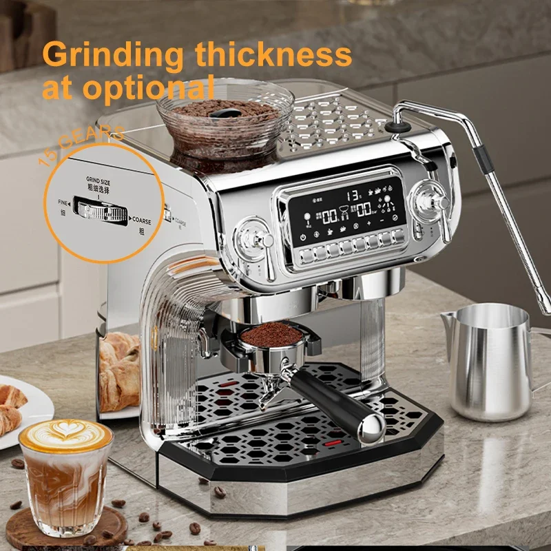 A For 15 Bar Fast Heating Automatic Espresso Machine With Grinder