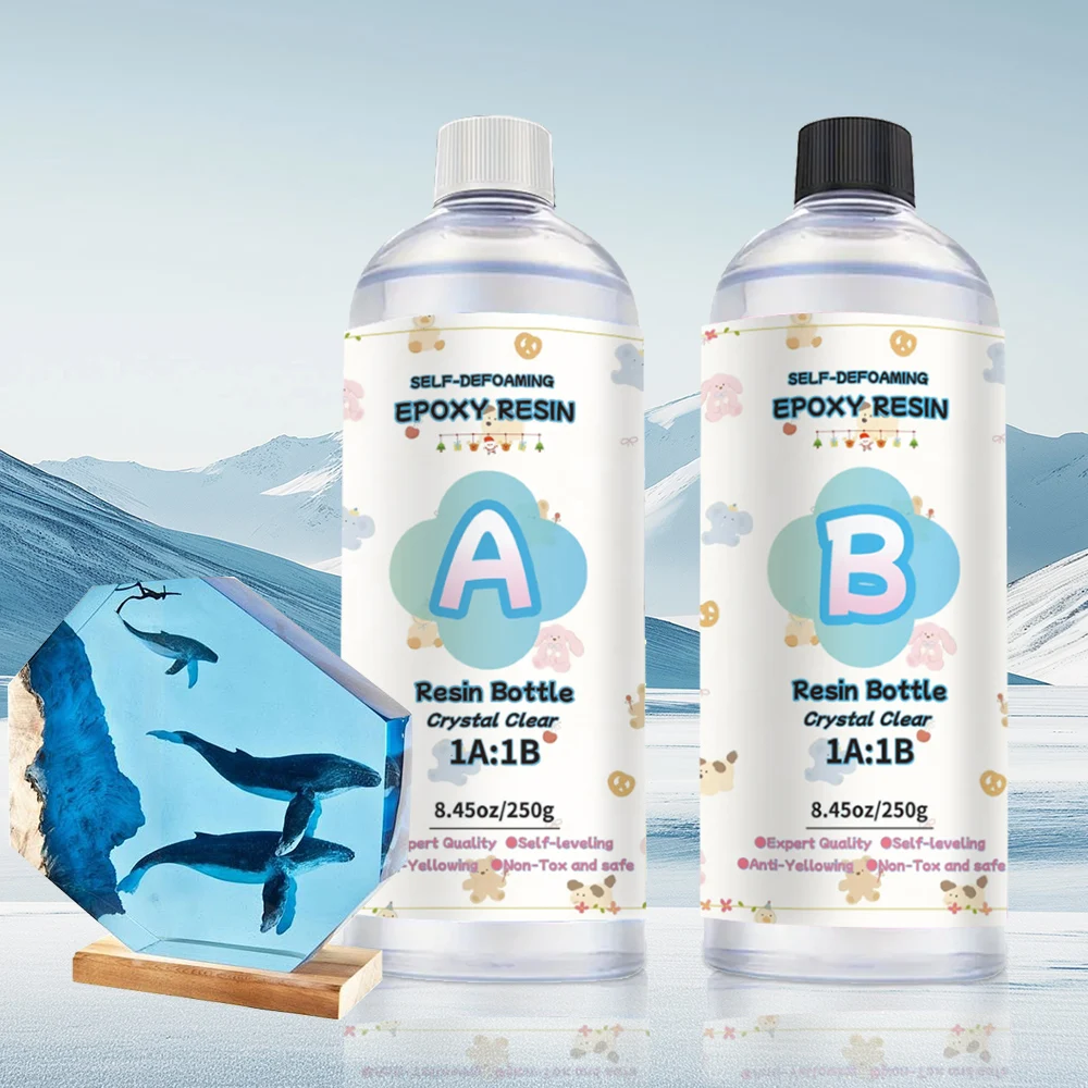 

1:1 AB полимерный эпоксидный клей, высококлейкий твердотельный кристаллический клей для DIY смолы, аксессуары для изготовления ювелирных изделий, резинка