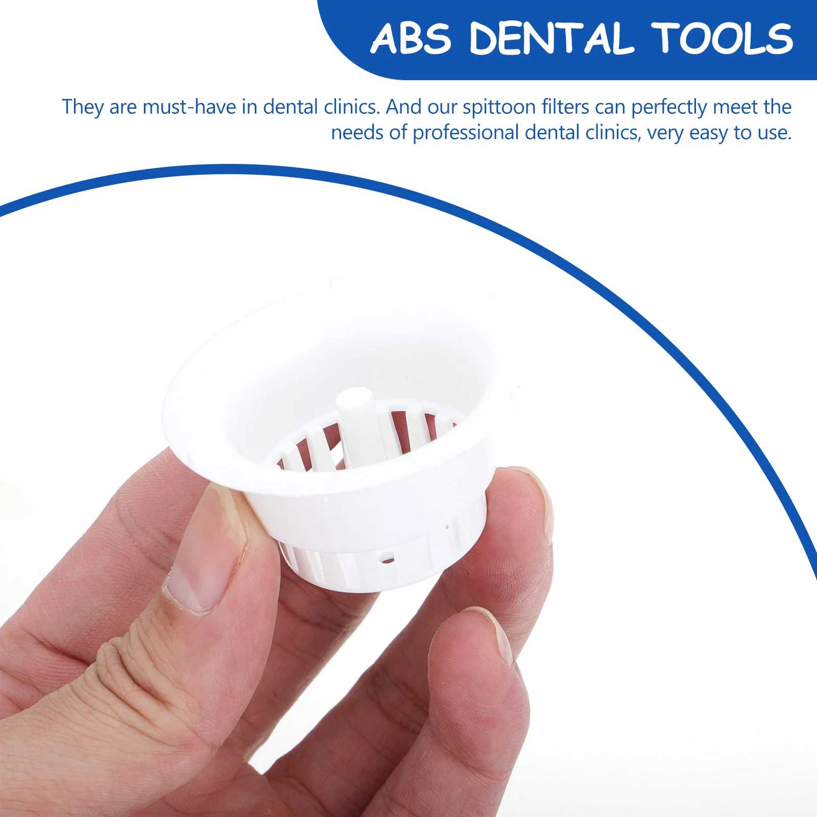 

3pcs Filter Net Urinal Abs Practical Plastic Filtration Supplies Professional Spittoon Tools Durable Accessories