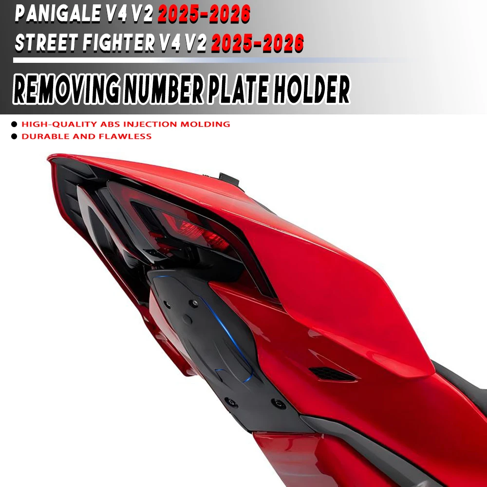 Copertura per Rimozione Portatarga, Kit Competizione per Ducati Panigale & Streetfighter V4 / V2 2025-2026