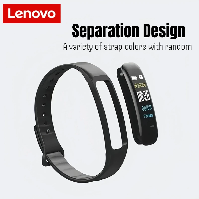 Lenovo C1 Plus Smart Watch Color Screen Bluetooth Step Counting Sports Bracelet Fitness Tracker Heart Rate Blood Pressure Sleep