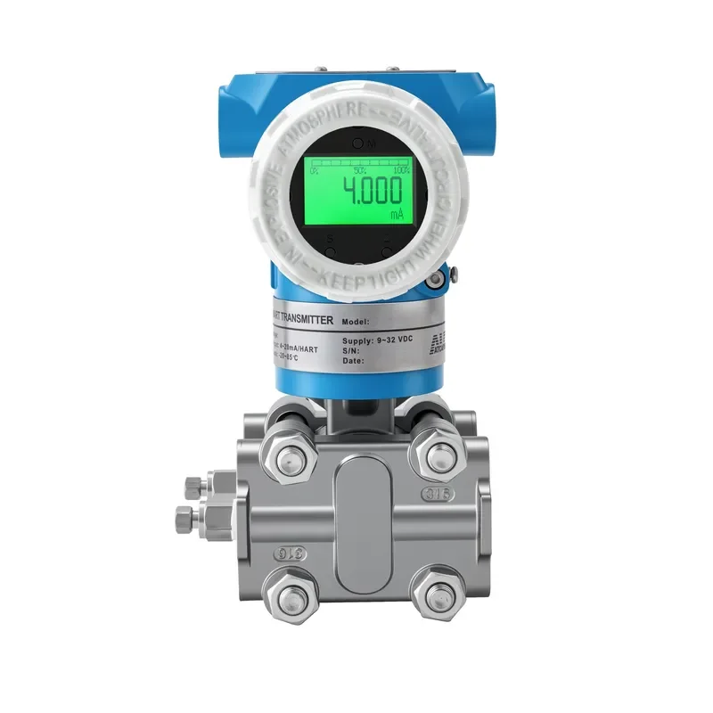 High Accuracy Digital Smart Pressure Transmitter OEM Manufacturer AT3051 HART Differential Pressure Transmitter 4-20mA