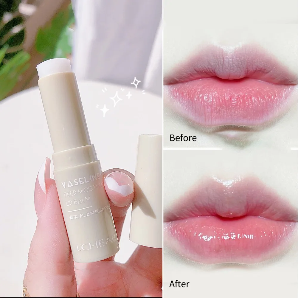 Lip Plumper Vaseline Lip Balm Fade Lip Line Anti Cracking Nawilżający krem do ust Naturalna pomadka odżywcza Pielęgnacja ust