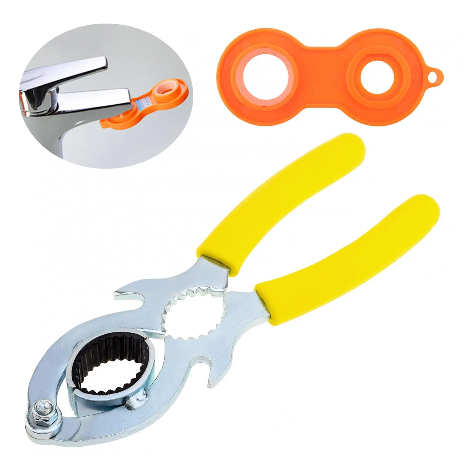 Torneira bubbler chave torneira aerador remoção spannerfor pia da cozinha aerador do banheiro/torneira peça de reposição ferramenta reparo