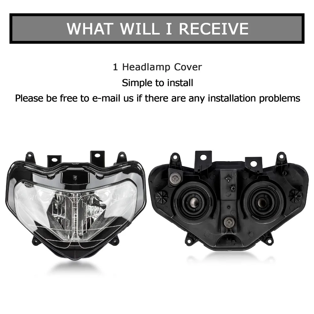 Motorcycle Headlight Assembly 2001-2003 Headlight Assembly for Suzuki GSXR600 GSXR750 GSXR1000 2001-2003