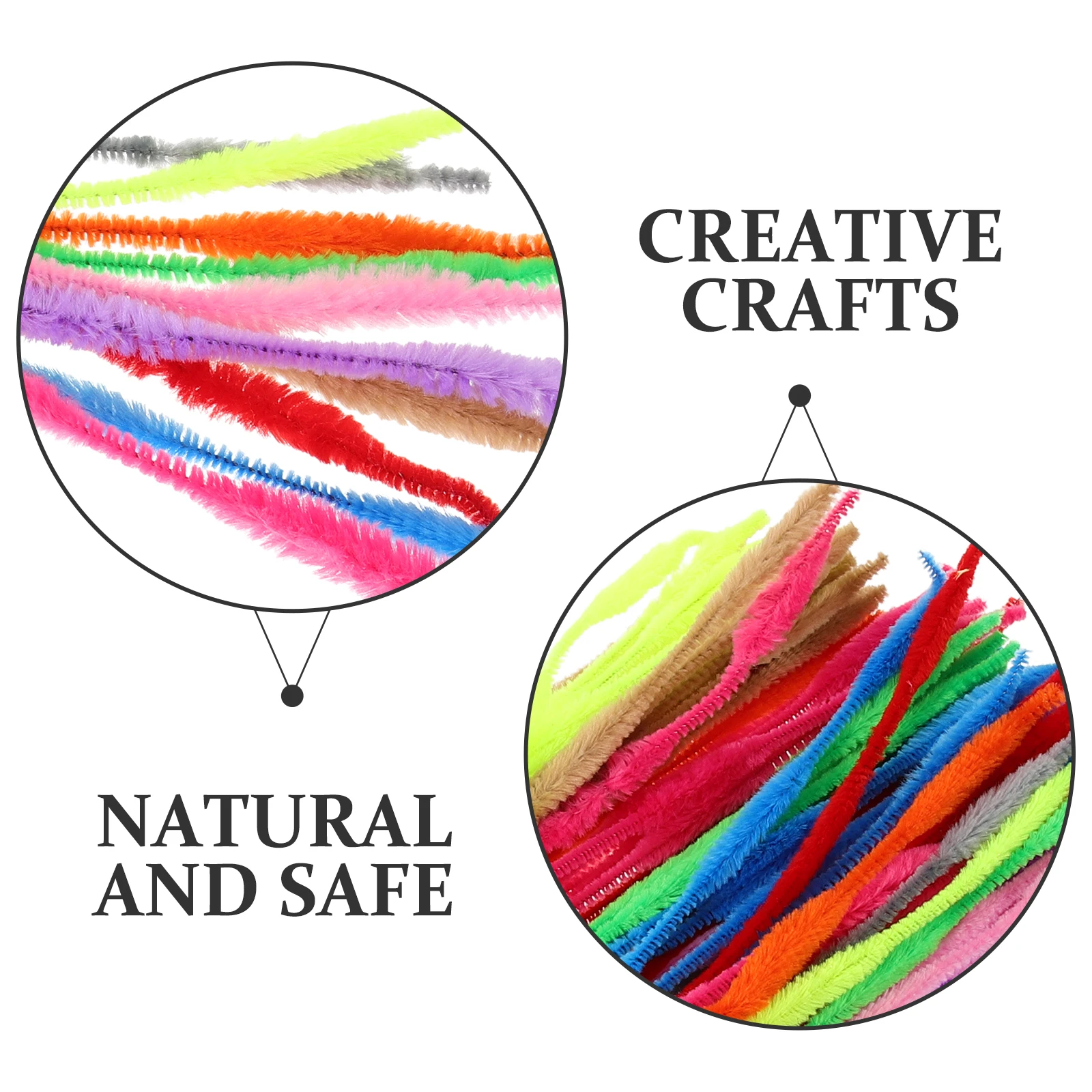 

200pcs Diy Craft Stick Thickened For Kids Ball Making Set Educational Creativity Kindergarten Party Decoration Diy Twisting Rod