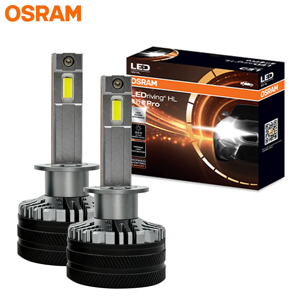 OSRAM H1 LED NIGHT BREAKER BOOST H1 H4 H7 H11 HB3/HB4 HIR2 12V 80W HEADLIGHT BULBS LEDriving HL PREMIUM MADE IN CHINA, PAIR