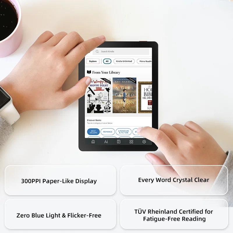 Bigme ereader B6 6'' e-ink ebook reader, Android 14 with Google
