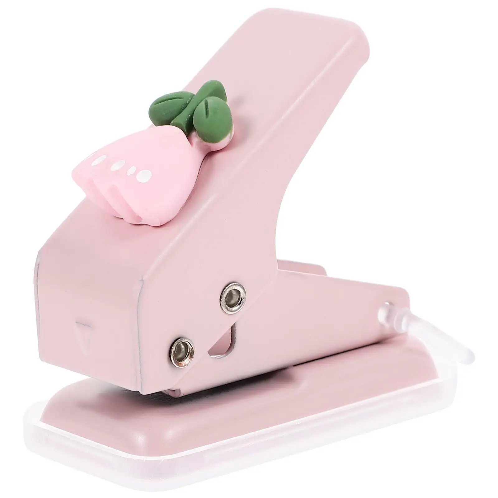 Мини-дырокол с милыми цветами, профессиональный одиночный маленький дырокол-планировщик, вкладыш, внутренние страницы, отверстия для бумаги