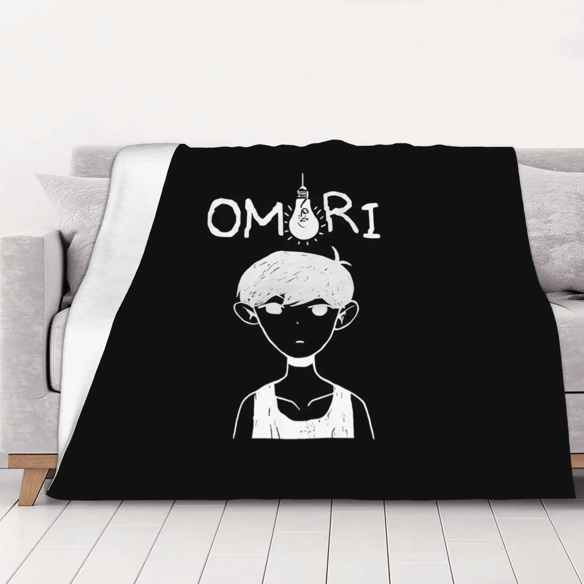 1PC Classic Omori home room decorations Winter Blankets for Adults Bedding Home Interior Sofa Knee