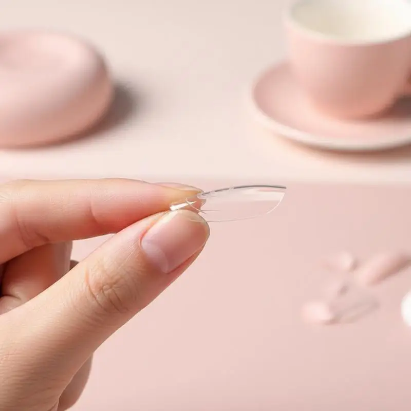 60Pcs Oval & Square Nail Extension Dual Form, No Paper Forms Required, Sandwich Nail Forms for Easy Acrylic Nail Extensions