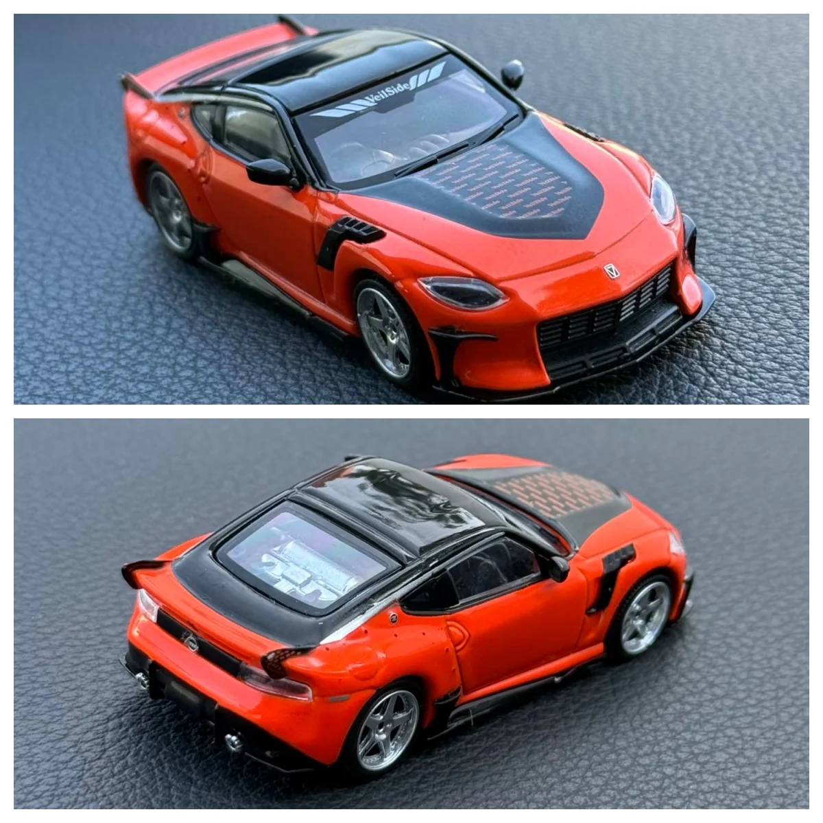 

Minigt 1:64 #989 Z VeilSide FFZ400 Orange JDM Diecast Model Car Collection Limited Edition Alloy