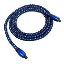 HiFi Digital Audio Wire Audiophile OptiLink-5 Toslink Fiber Optic Cables for Video DVD TV DTS
