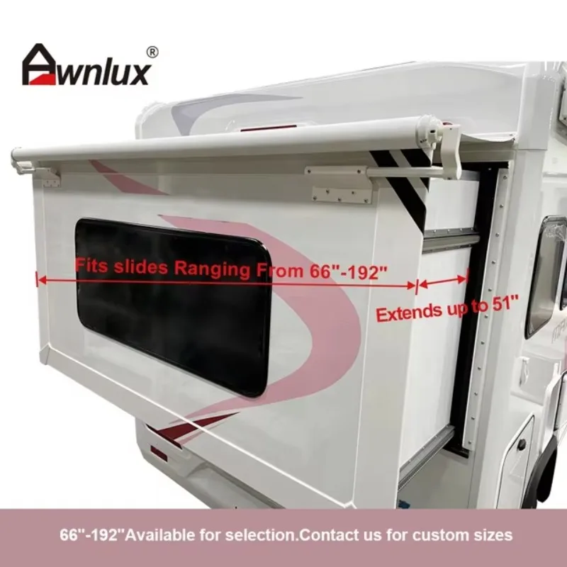 Stlf modular rv slide out toldo kit slide topper capa montagem proteção para rvs 5th rodas reboques de viagem motorhomes