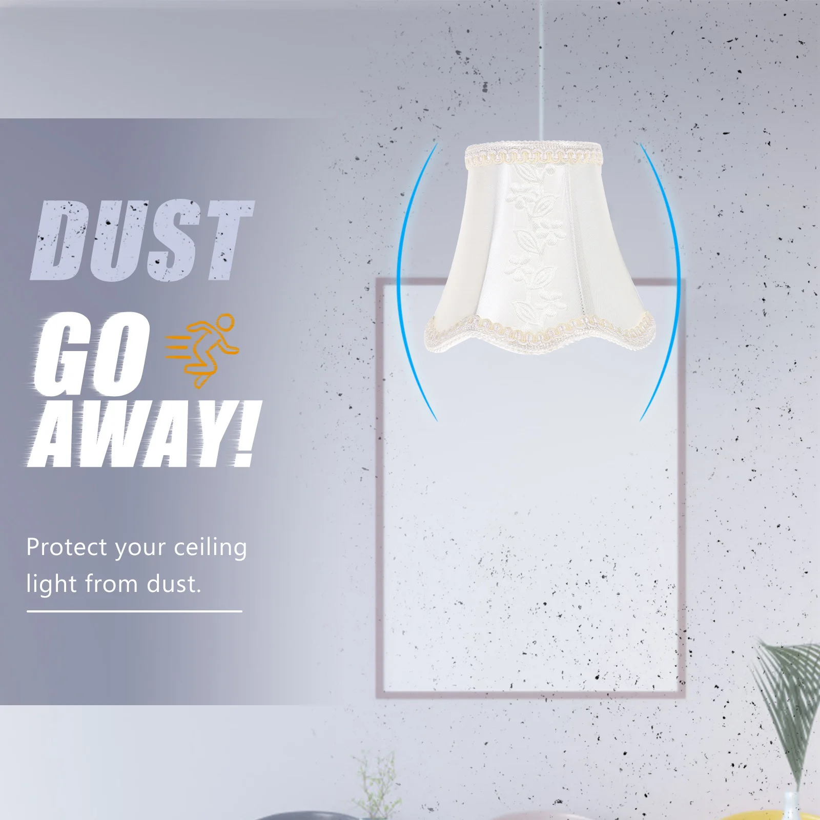 

Small Tree Leaf Lampshade Retro Style Vintage Cloth Lamp Shade for Ceiling Pendant Floor Wall Lamps Indoor Light Cover