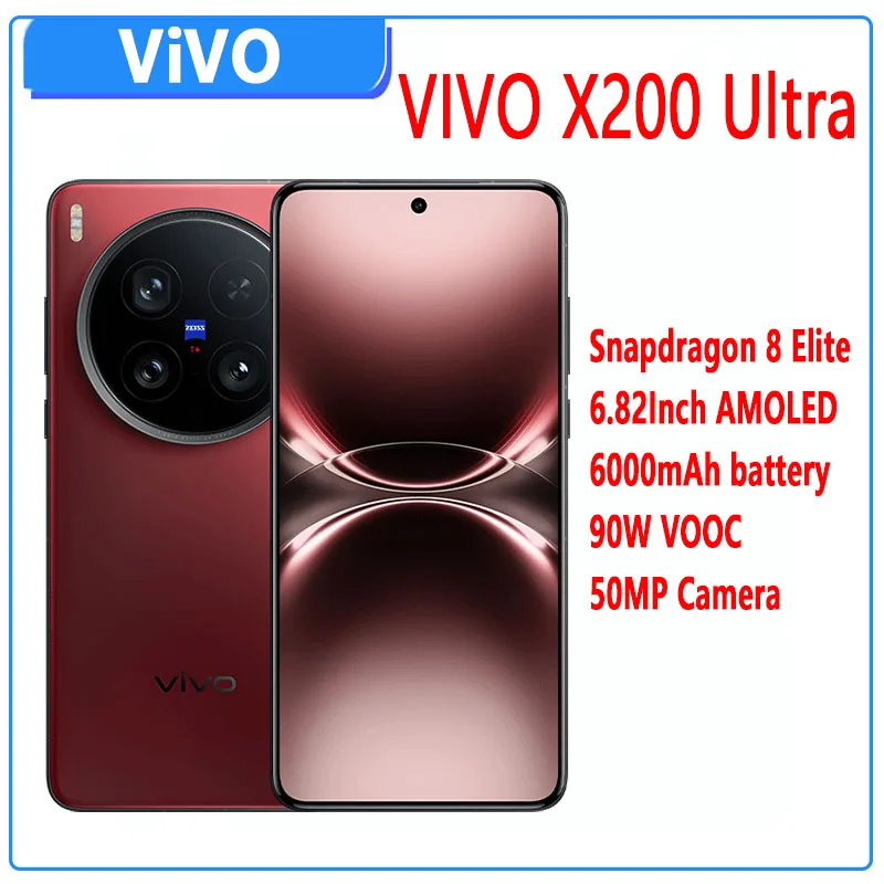 VIVO X200 Ultra 5G Smart Phone 6.82 ' 120Hz AMOLED Screen 6600mAh
