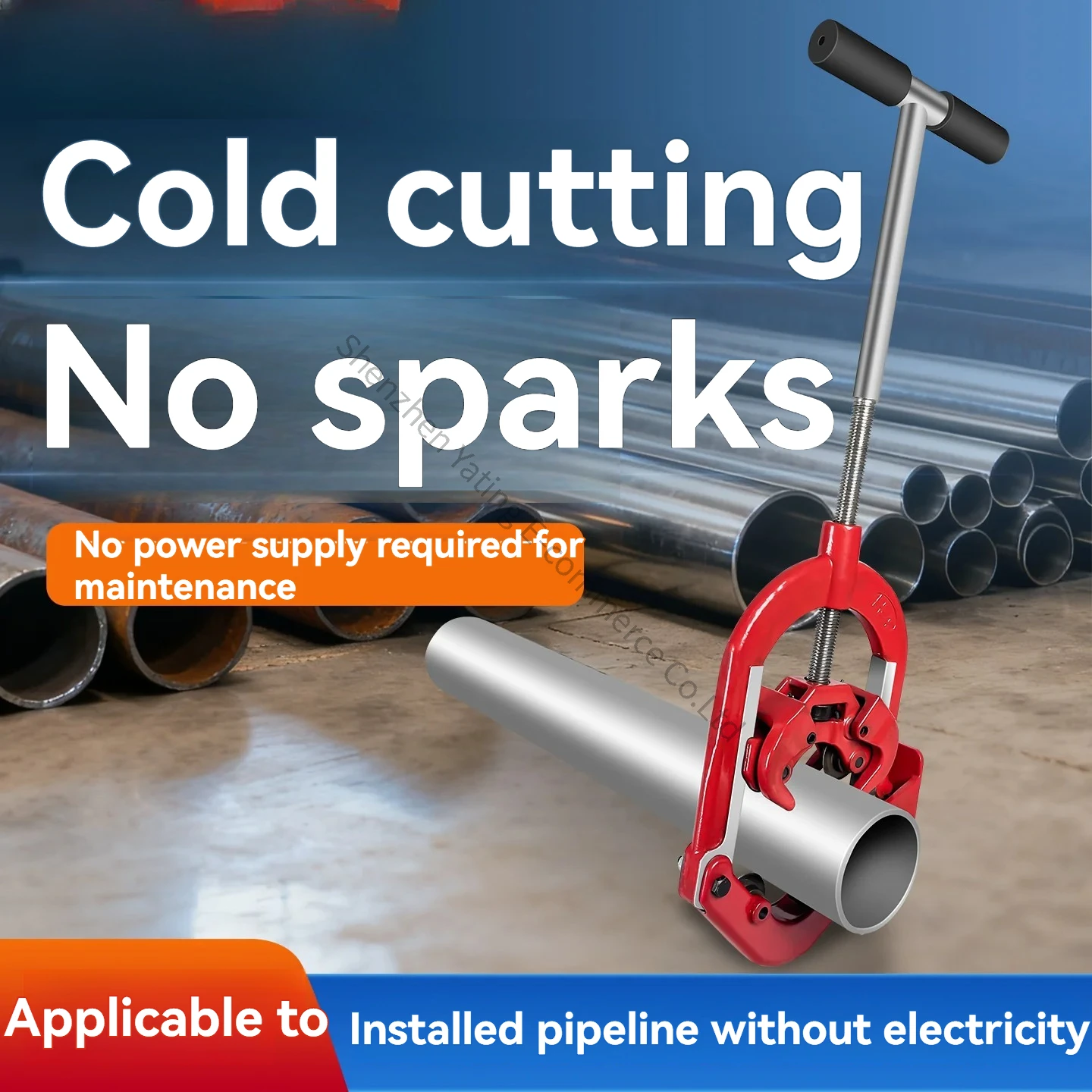 Pipe Cutting Machine Manual Steel Pipe Cutter  Stainless Steel Pipe Rotary Cutter Hinged Cutter