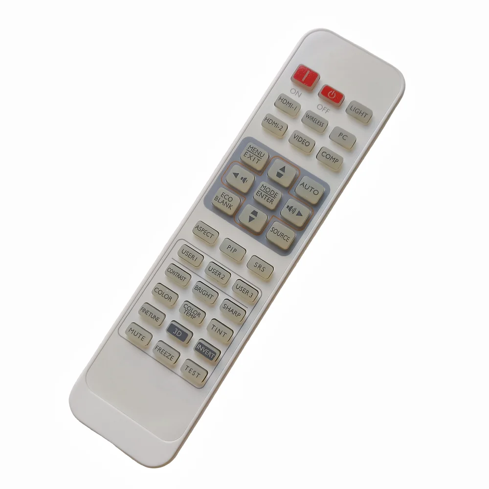 Replacement Projector Remote Control for BenQ W1080ST W1250 W1300 W1400 W1500 W600 W600+ W6000 EP5920