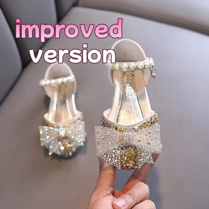 YOSICIL Chaussures plates Princesse Sandales à paillettes avec noeuds Enfants chaussures avec perles pour déguisement Halloween Jardin d'enfants cadeau Cosplay Carnaval Noël, vert, 25 YOSICIL Chaussures plates Princesse Sandales à paillettes avec noeuds Enfants chaussures avec perles pour déguisement Halloween Jardin d'enfants cadeau Cosplay Carnaval Noël, vert, 25
