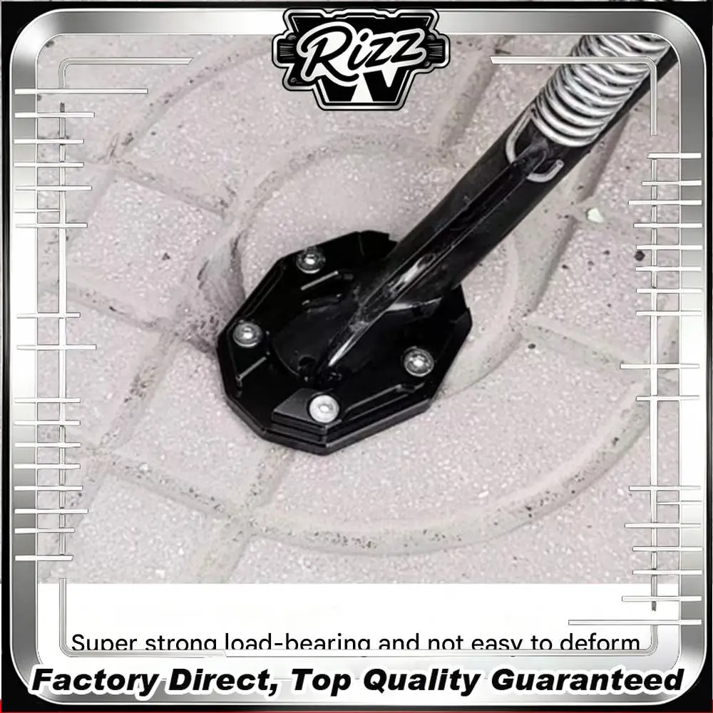 FOR QJMOTOR Hong 250 ADV Motorcycle Side Stand - Integrated Widened Design with Enlarged Base for Enhanced Stability Durability