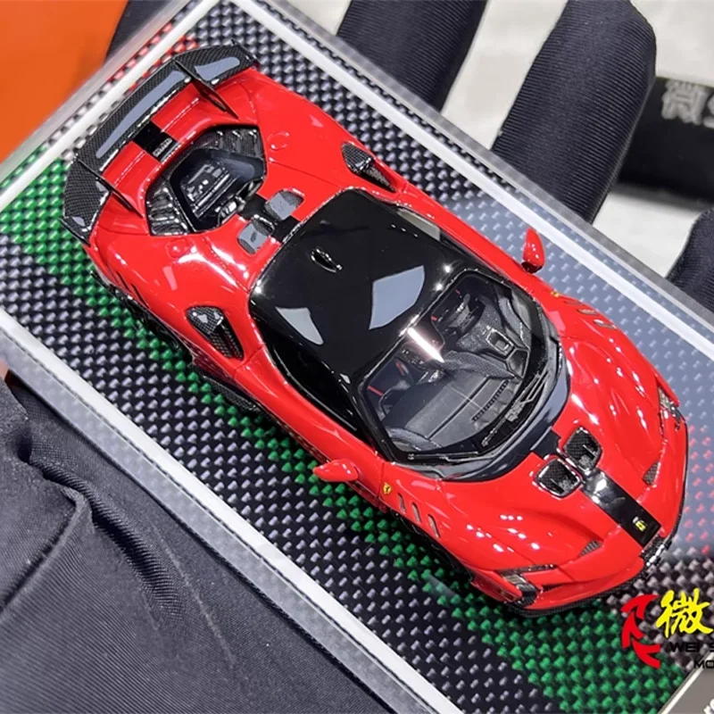 U2 1/64 FERRARI SF90XX Stradale Alloy Toy Motor Vehicle Diecast Metal Model Prezenty