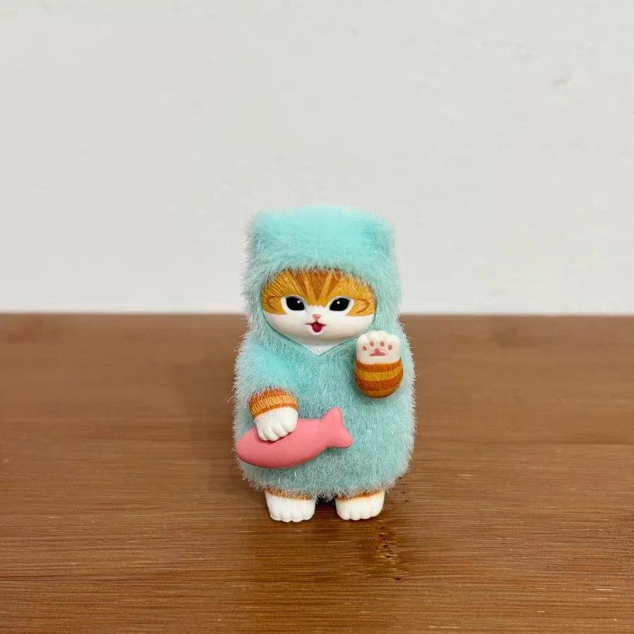 جديد Mofusand Gacha يتدفقون اللعب القرش القط مفاجأة صندوق لعبة الحلي الاطفال عيد الميلاد عيد الميلاد طفلة هدية حقيقية