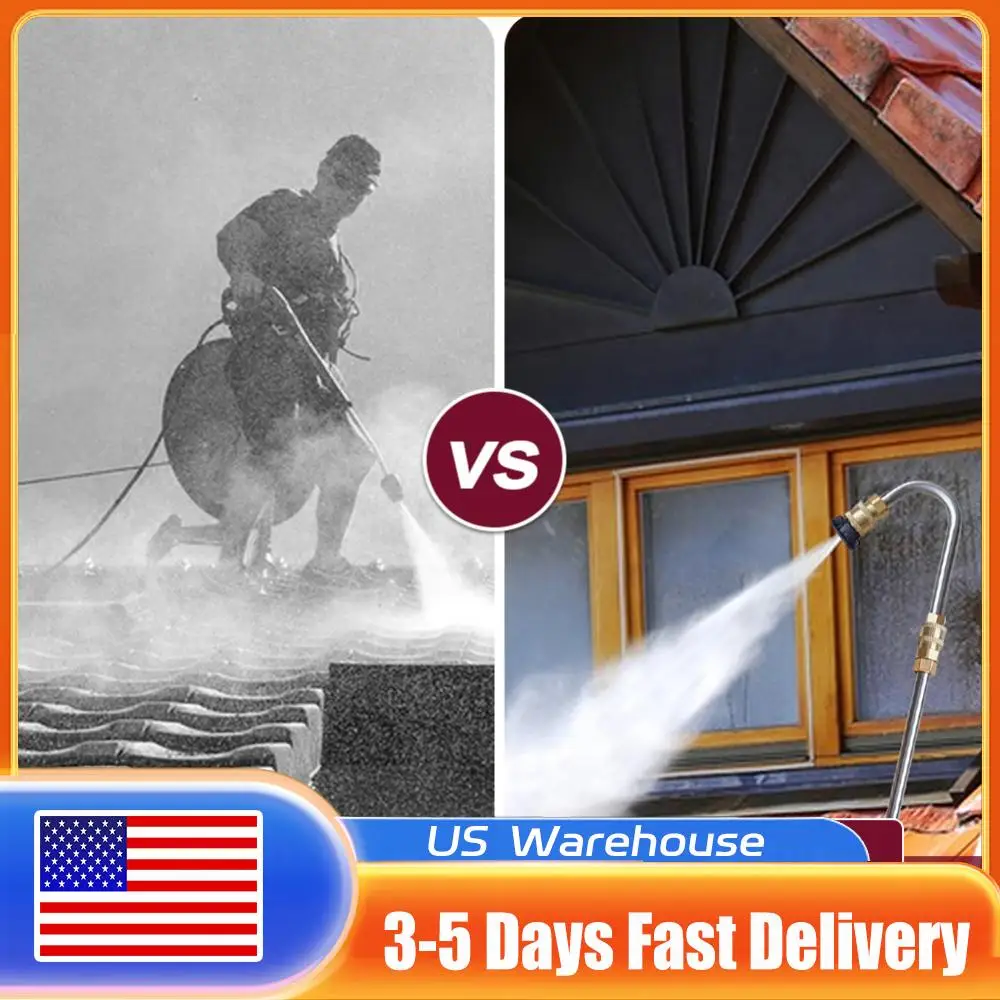 

Набор из 10 удлинителей для водяного пистолета, насадка для мойки высокого давления, удлинитель для чистки автомобилей, струйный пистолет с 6 регулируемыми насадками, 4000 фунтов на кв. дюйм