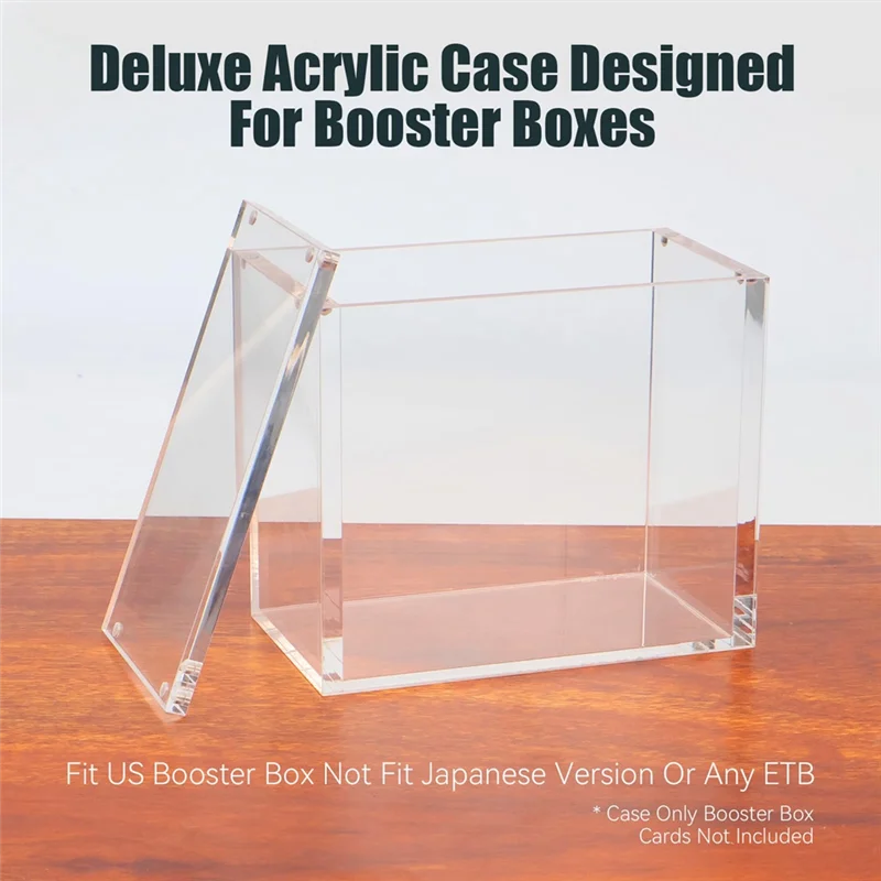 

ABCA-Acrylic Case Protector Clear Acrylic Lid Magnetic Closure Top Loading For Collectibles And Figure Card