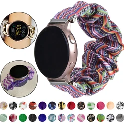 18mm 22mm 20mm Elastic Strap For Samsung Galaxy gear s3 Watch 3 46mm 42mm Scrunchie nylon Wrist for Amazfit bip Galaxy Active 2