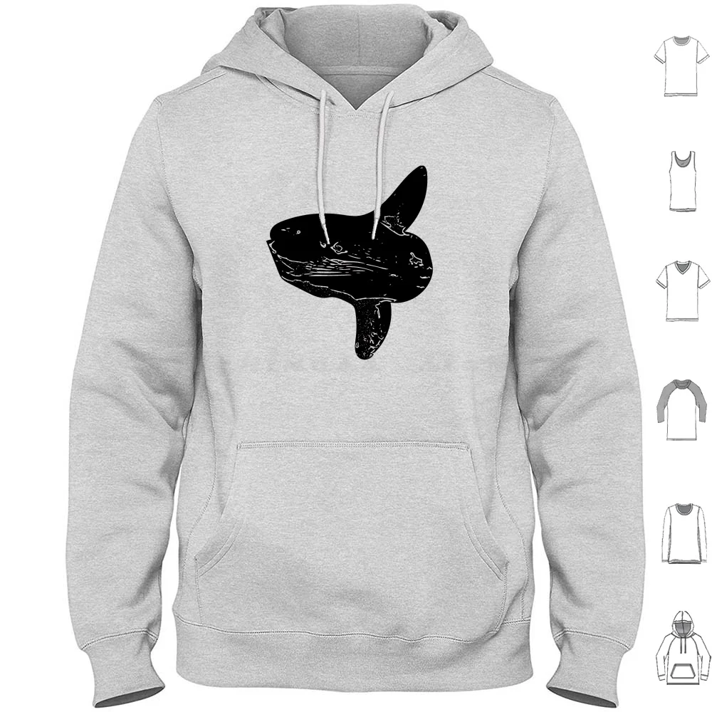 Mola Mola Ocean Sunfish Black Design Hoodie cotton Long Sleeve Mola Mola Mola Mola De Panama Panama Fish Ocean Sunfish