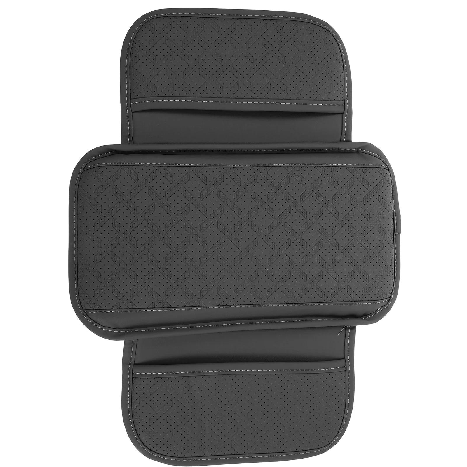 

Universal Car Armrest Box Cushion Spacious Storage Pu Wear Resistant Easy Installation Center Cover Mat