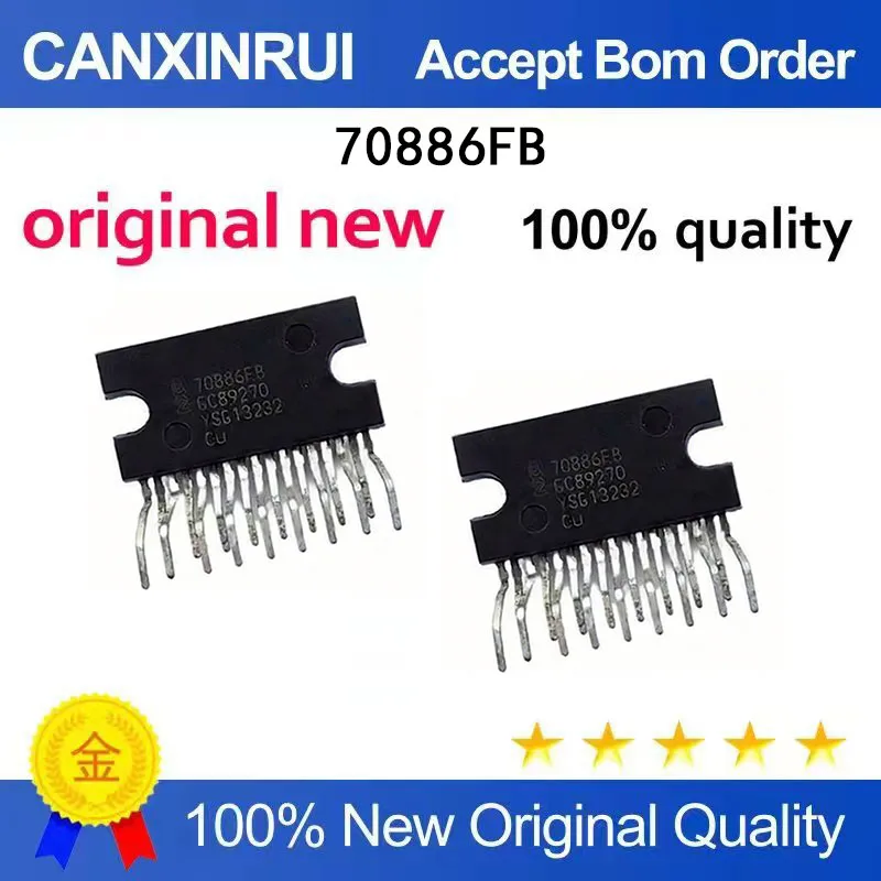 

(5-100 Pieces) Brand new original 70886FB car audio amplifier chip IC ZIP-17 in stock