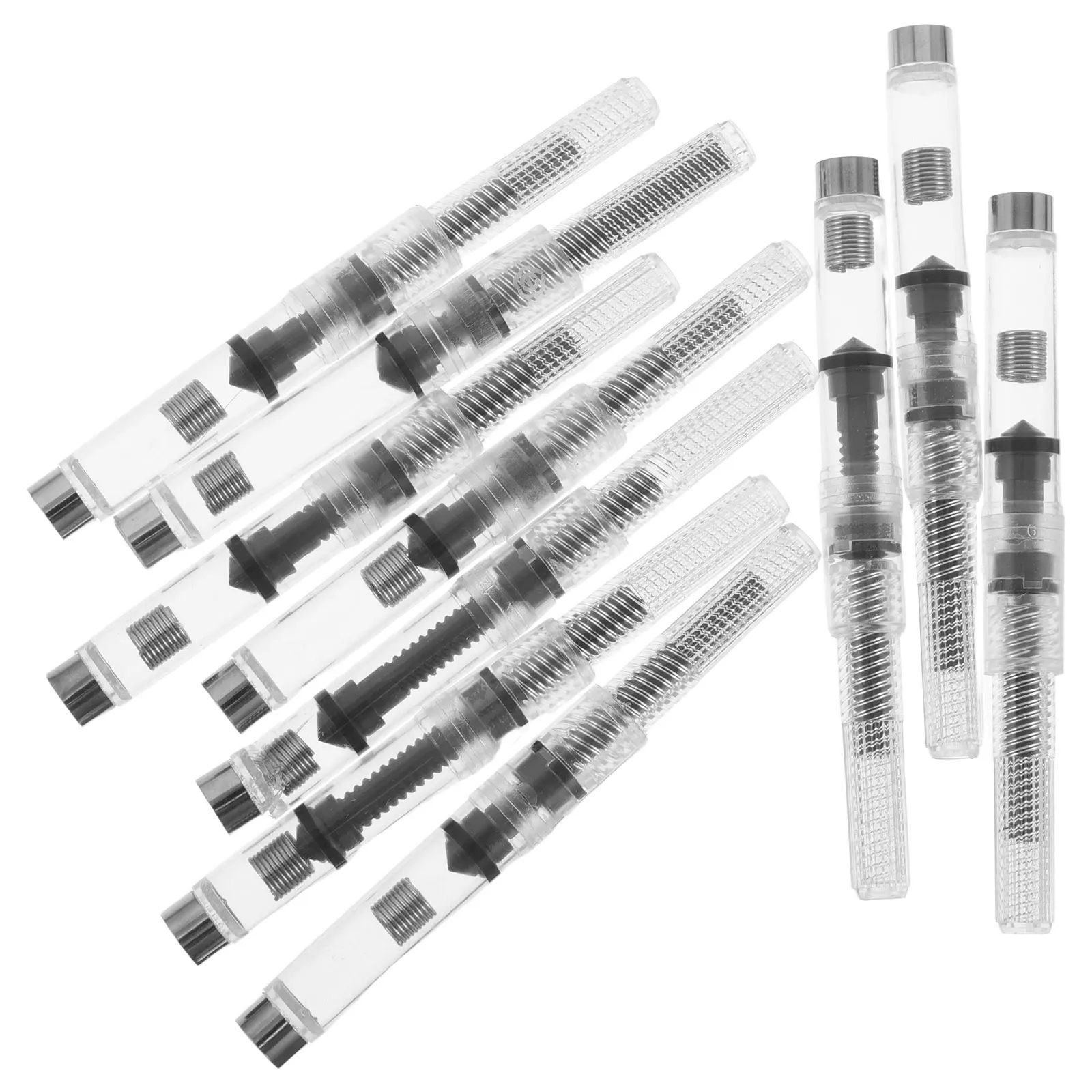 10pcs Fountain Pen Ink Converter Universal Refillable Fountain Pen Ink Converter Absorber Filling Tool For Office School Travel