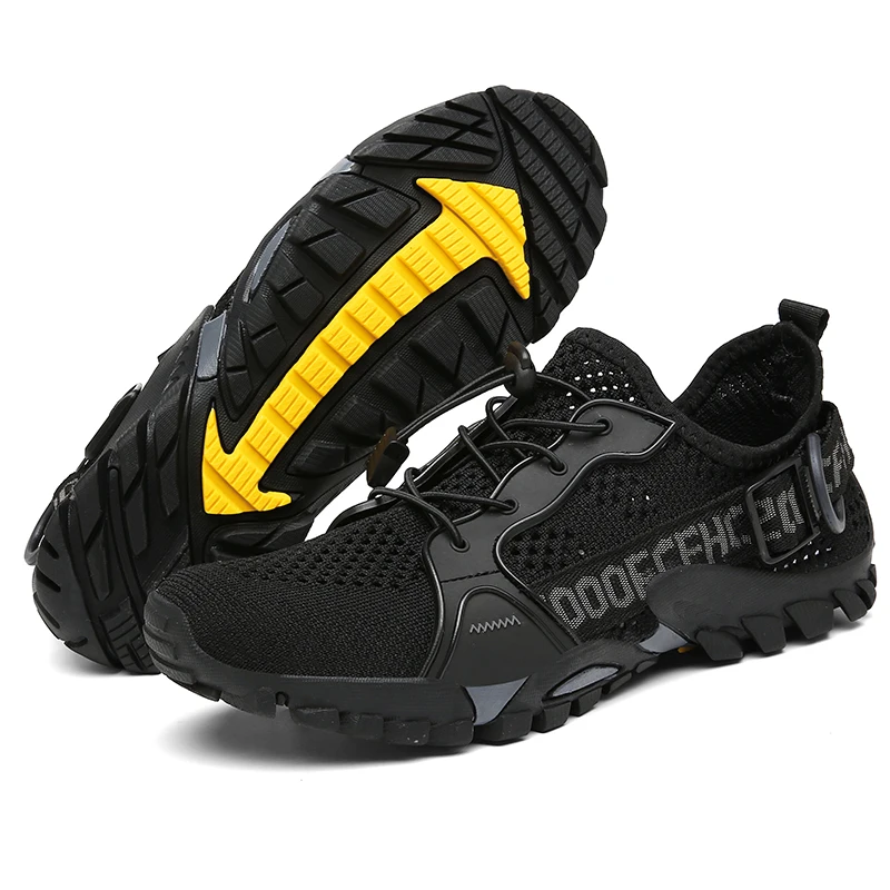 

Big Size Aqua Shoes Breathable Mesh Water Shoes for Men Women Summer Outdoor Man Beach Diving Barefoot Walking Sneakers