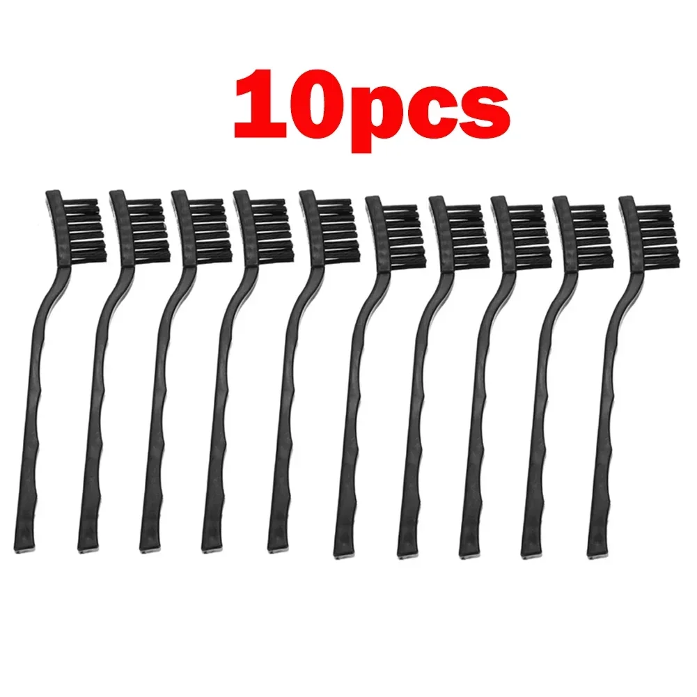 10pc Anti Static ESD Cleaning Brush Dust Removal Non Slip Handle Clearning BrushFor ESD PCB Computer Circuit Board Cleaning Tool