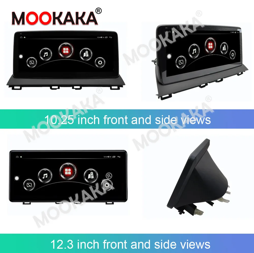 Accesorios de coche Radio para MAZDA 3 2014-2019 Android Auto navegación GPS Multimedia estéreo receptor unidad principal mapas sin conexión