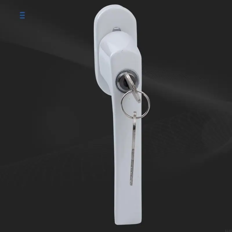 K1AE Convenient Lockable Window Handle Key Locking System Corrosion Resistant Handle Window Security Quick Fixing Handle