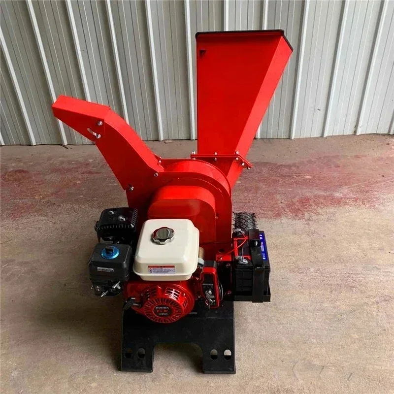 15Hp log crusher, branch shredder, electric diesel branch crusher