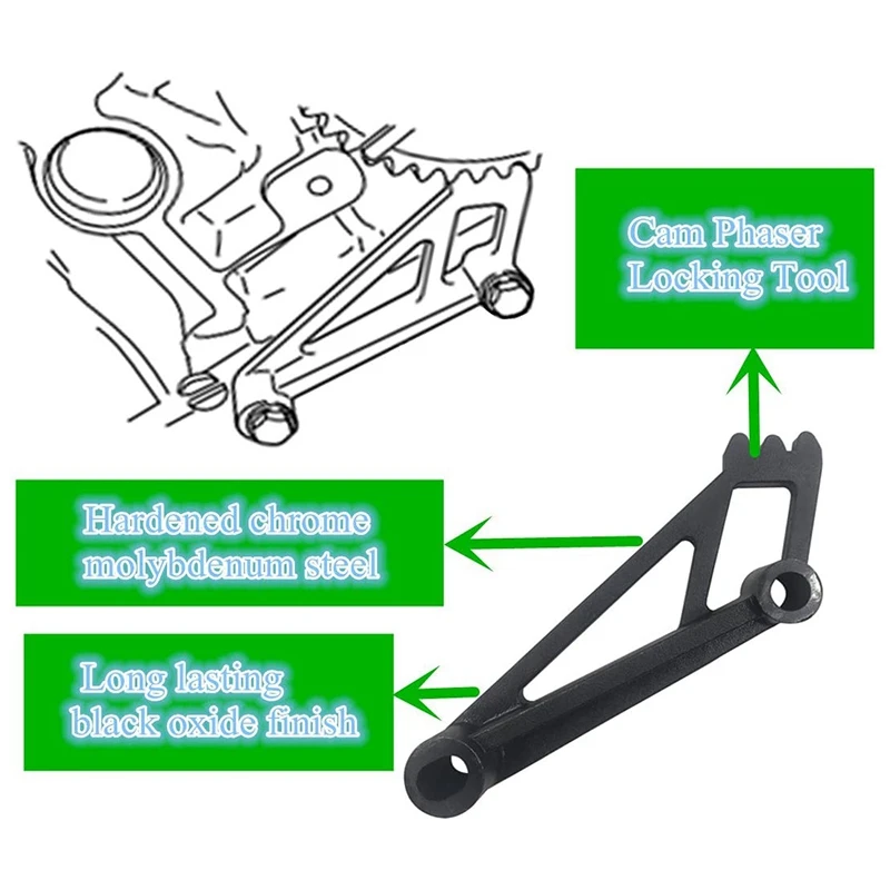 Cam Phaser Locking Tool For Ford 5.4L 4.6L 3V Timing Chain Locking Wedge Tool Crankshaft Positioning Tool Combination