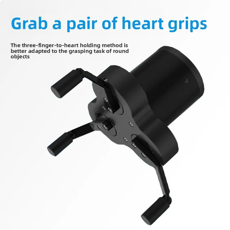 Large load and large stroke centrically grasp large axis diameter cylinder, three-finger electric claw CGI-100-17