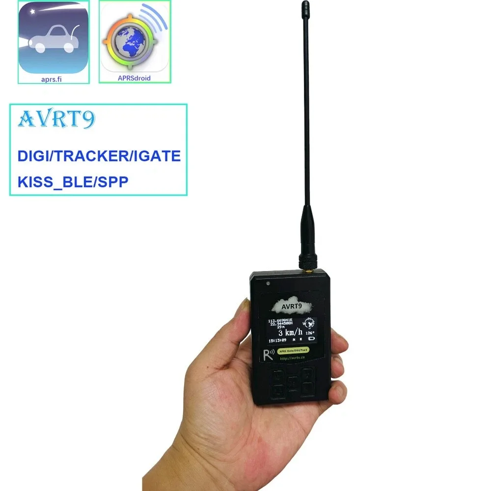 AVRT9 VHF Portable APRS Unit Support for APRS Track/Digi (Router)/iGate (Gateway)