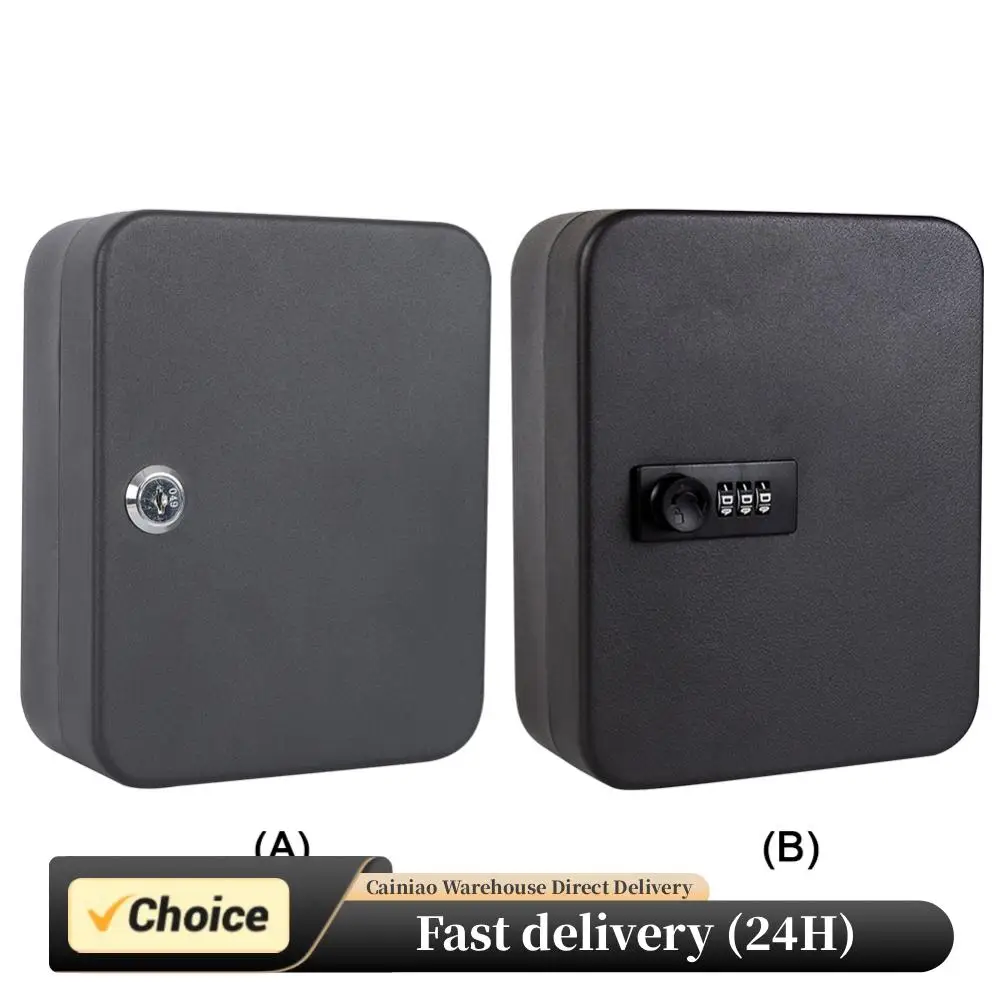 

Настенный шкаф для ключей на 20 крючков, система управления ключами с кодовым замком, сейф для ключей, настенный держатель для ключей