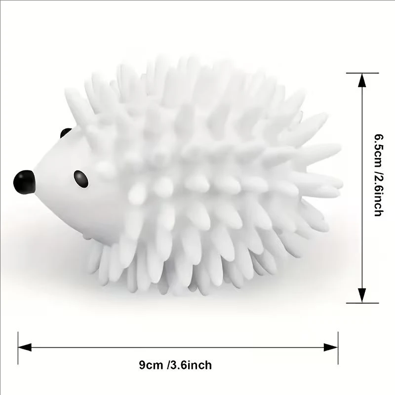 Pet Dental Chew Toy Durable Plastic Hedgehog Ball for Dogs - Ideal for Teeth Cleaning and Gum Massage Promotes Health and Joy