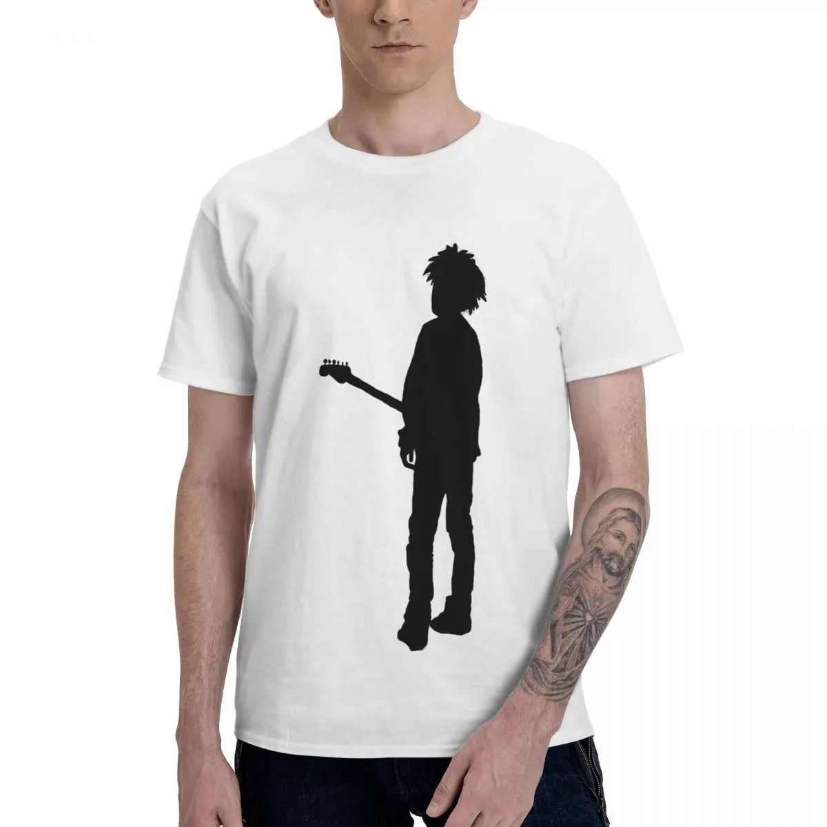 Fashion Robert 'Cure' Smith T Shirt 100% Cotton Crewneck Men T-Shirts Short Sleeve Plus Size Classic Tees Tops Summer EU Size