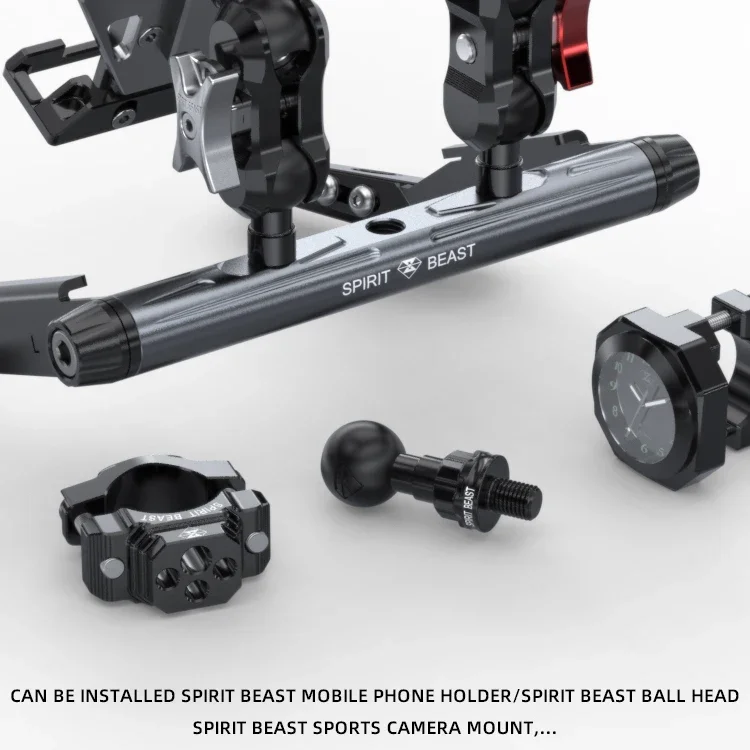 دراجة نارية الزجاج الأمامي تمديد قوس منحرف الزجاج الأمامي جبل هاتف مزود بكاميرا GPS مسجل قوس عبر بار ل CFMOTO 450SR