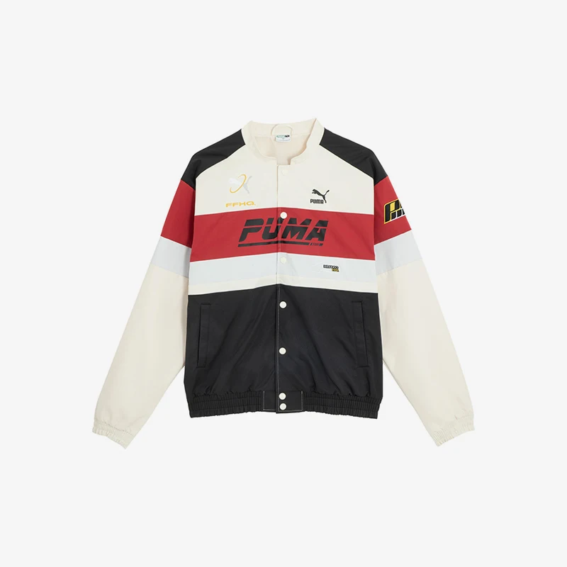 Puma genuine new couple style contrasting woven sports jacket 625815-01