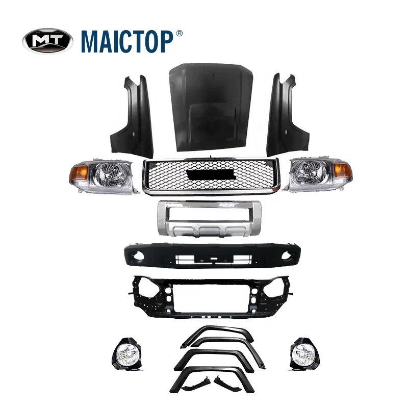 MAICTOP car accessories body kit for landcruiser 79 fj75 fj79 front bumper kit facelift replacement