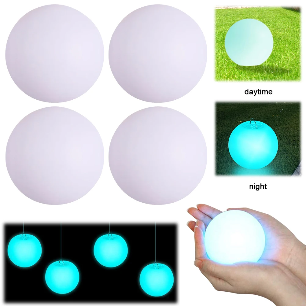 

LED Glowing Ball Night Light Remote Control Outdoor Ball Floating Pool Light Swimming Pool Luminous Ball Holiday Home Decoration